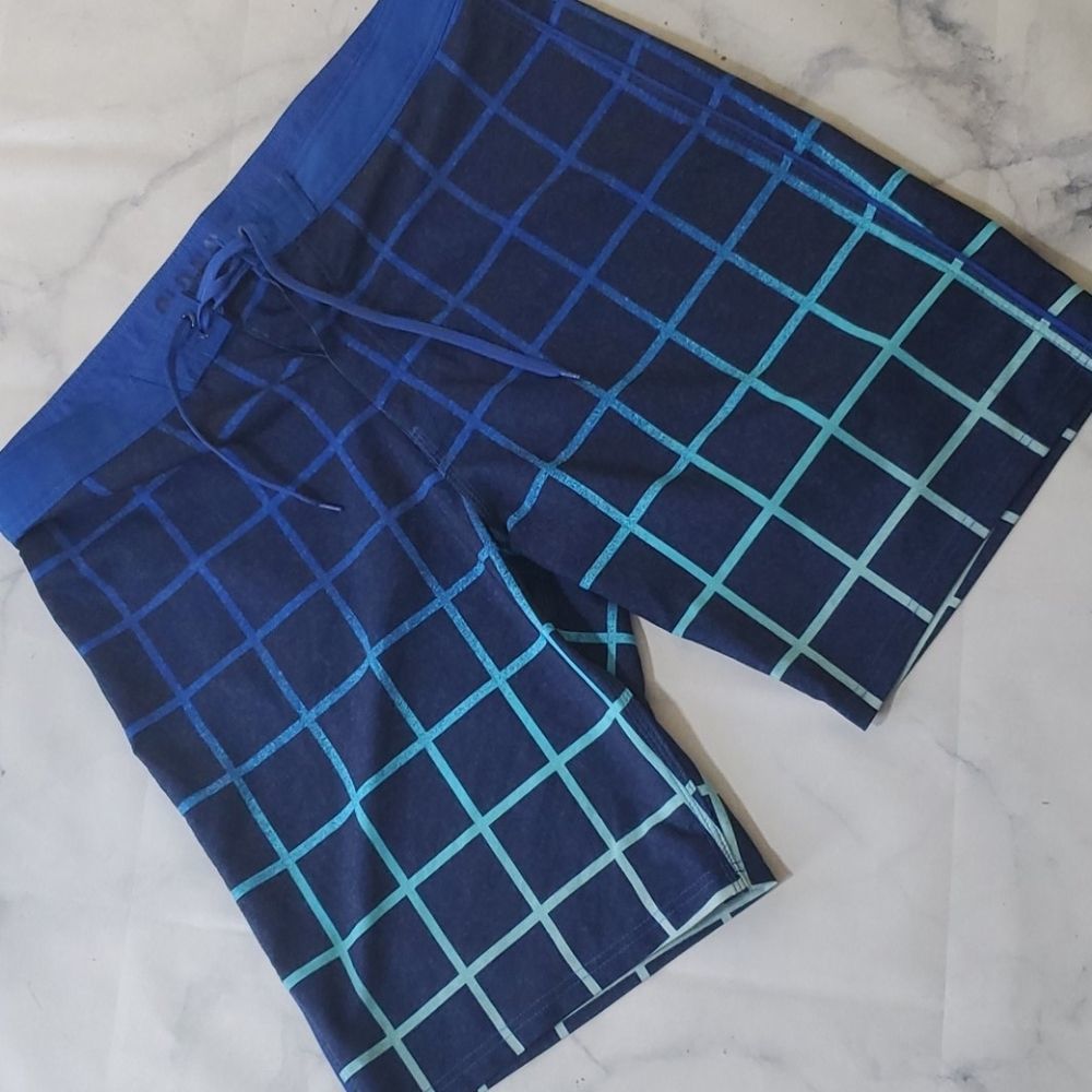 Printed Old Navy Blue Board Shorts